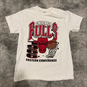 Chicago Bulls Shirt Mens M White NBA Basketball Ultra Game 1996 Conference Game